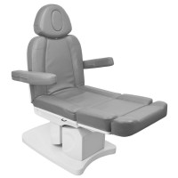 Козметичен електрически стол Azzurro 708A с 4 мотора - сив