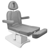 Козметичен електрически стол Azzurro 708A с 4 мотора - сив