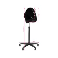 Луксозна фризьорска каска Gabbiano Hood LX-201S с 1 скорост – черна