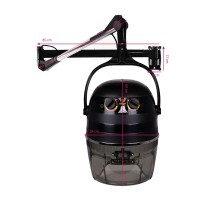 Ретро фризьорска каска с 1 скорост Gabbiano 1600A – черна