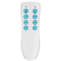 Въртящ се козметичен стол Azzurro 869A електрически с 4 мотора - сив