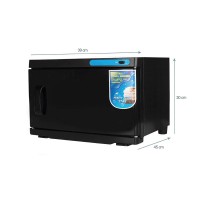 Уред за затопляне на кърпи с UV-C стерилизатор - 16л черен